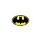 Batman logo editorial illustrative on white background