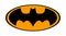 Batman logo vector.Black bat illustration