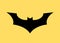 Batman vector logo concept icon. Bat man dark knight superhero cartoon abstract icon