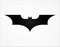 batman wing logo superhero silhouette logo template