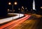 Baton Rouge interstate light trails