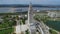 Baton Rouge, Louisiana State Capitol, Aerial View, Downtown, Capitol Gardens