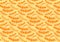 Bats pattern in different colored orange shades