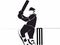 Batsman, Cricket Icons for mobile concept and web apps.