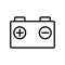 Battery - accu - energy icon vector design template