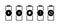 Battery charge indicator status icon set. Gadgets accumulator faulty broken needs charging error replace pictograms