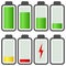 Battery Energy Indicator Icons