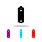 Battery icon - plus, minus icon. Elements of electricity in multi colored icons. Premium quality graphic design icon. Simple icon