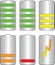 Battery levels vector