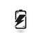 Battery logo vector icon illustration