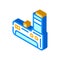 battery pack isometric icon vector illustration