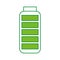 Battery supply isolated icon