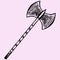 Battle axe halberd