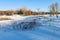 Battle Creek Prairie and Forest Landscape in Winter