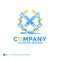 battle, emblem, game, label, swords Blue Yellow Business Logo te