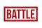 Battle Rubber Stamp Seal - Vector