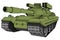 Battle tank vector, vector graphic