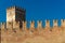 Battlements in Castelvecchio of Verona