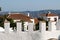 Battlements and townhouses, Comares, Spain.