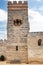 Battlements and turrets of The San Marcos castle Castillo de San Marcos is a fortress that was built on the foundations of a