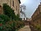 Battlements of the walls of the Castello Di Fontanellato,The Province of Parma, Italy