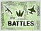 Battles Words Represents Military Action And Affray
