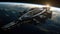 Battleship in Space: Captivating Image of Intergalactic Conflict in Ultra High Quality