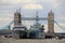 Battleships in London port