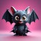 Batty Charm: 3D Rendering Delight