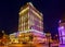 Batumi. Europe Square at night.