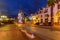 Batumi. Europe Square at night.