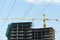 BATUMI, GEORGIA, AJARIA - August 30, 2022: Construction of a hotel-type residential complex
