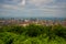 BATUMI, GEORGIA: Beautiful view of Batumi from cable car. Batumi Argo Cable Car.