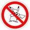 BATUMI, GEORGIA - JULY 14TH, 2016 prohibitory sign for the players in augmented reality game pokemon