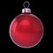 Bauble Christmas ball decoration red closeup Happy New Years Eve