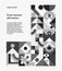 Bauhaus cover design template 20s minimal style