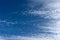 bautiful blue sky with some cirrocumulus clouds