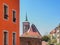 Bautzen, Saxony, Germany - 2018/04/18: Old town of city Bautzen with church of St. Michael, Saxony, Germany