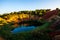 Bauxite lake in Otranto