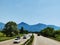 Bavaria, Germany - June 25, 2019: autobahn road germany highway.