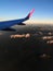 Bavaria, Germany - June 28, 2019: Airbus A321 plane of Wizz Air flying over Alps mountains