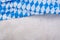 Bavarian blue and white tablecloth