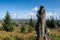 Bavarian - czech border pathway in Bavarian Forest mountains