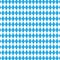 Bavarian flag pattern. Oktoberfest seamless pattern. Checkered blue seamless pattern of Bavaria flag