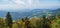 Bavarian forest, lookout from Gessingerstein to the surroundings of Deggendorf, lower bavaria landscape