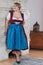 Bavarian girl in dirndl Thoroughbred