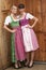 Bavarian girls in costume