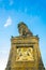 The Bavarian lion at the entrance of the port of Lindau, Germany....IMAGE