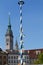 Bavarian Maypole in Munich