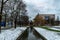 He Bavarian Parliament in Munich in winter